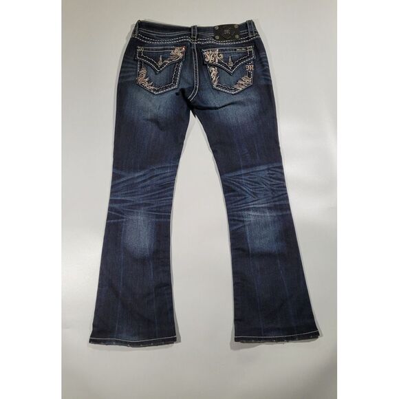 Miss Me Denim - Miss Me Bootcut jeans JP5582B2 in Dark Blue Size 30x34 Cowgirl